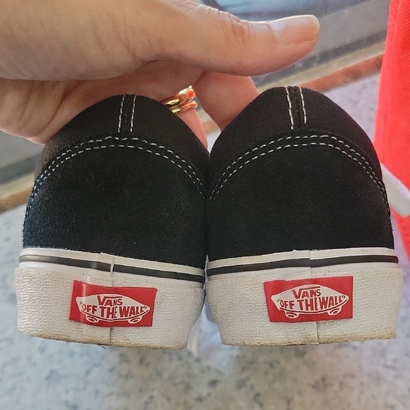 Vans Black and White Old Skool Sneakers - Picture 2 of 7